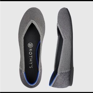 Rothy’s Grey Birdseye Flats